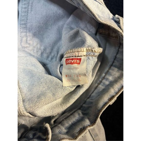 Vintage 90s Levi’s Silvertab Baggy Skater Hip Hop Jeans Sz 34x30 CL2 - Picture 6 of 15